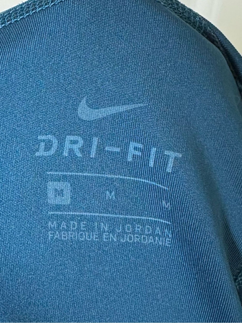 Nike Running Teal Blue and Gold Dri-FIT Leggings - Picture 6 of 6